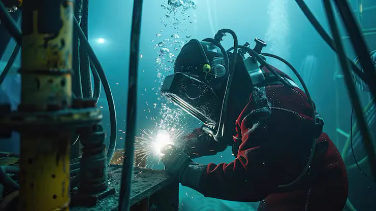 Hyperbaric welding